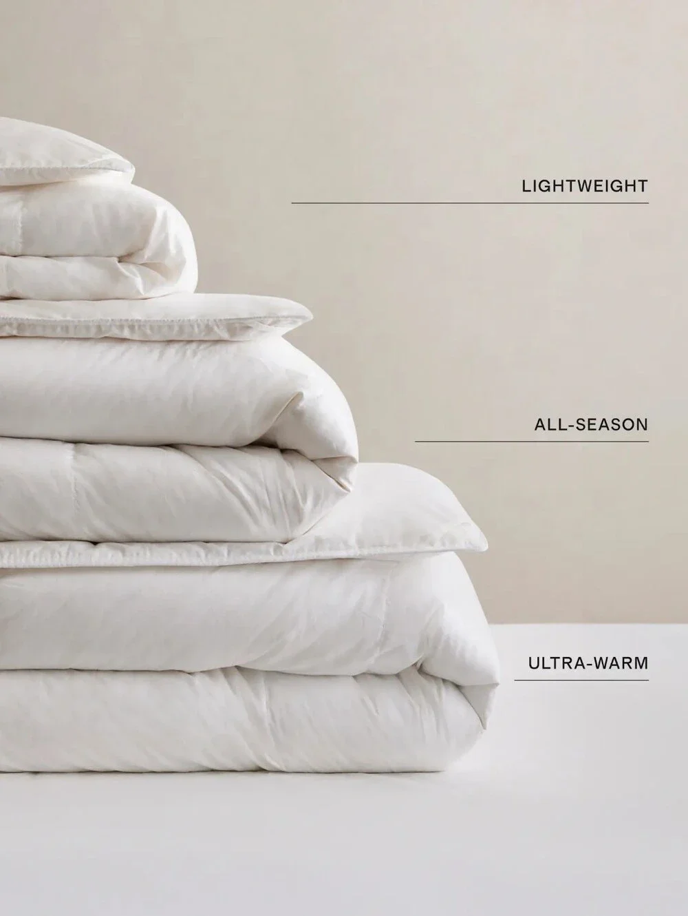 Quince White Down Alternative Comforter - Plush All-Season Bedding NWT